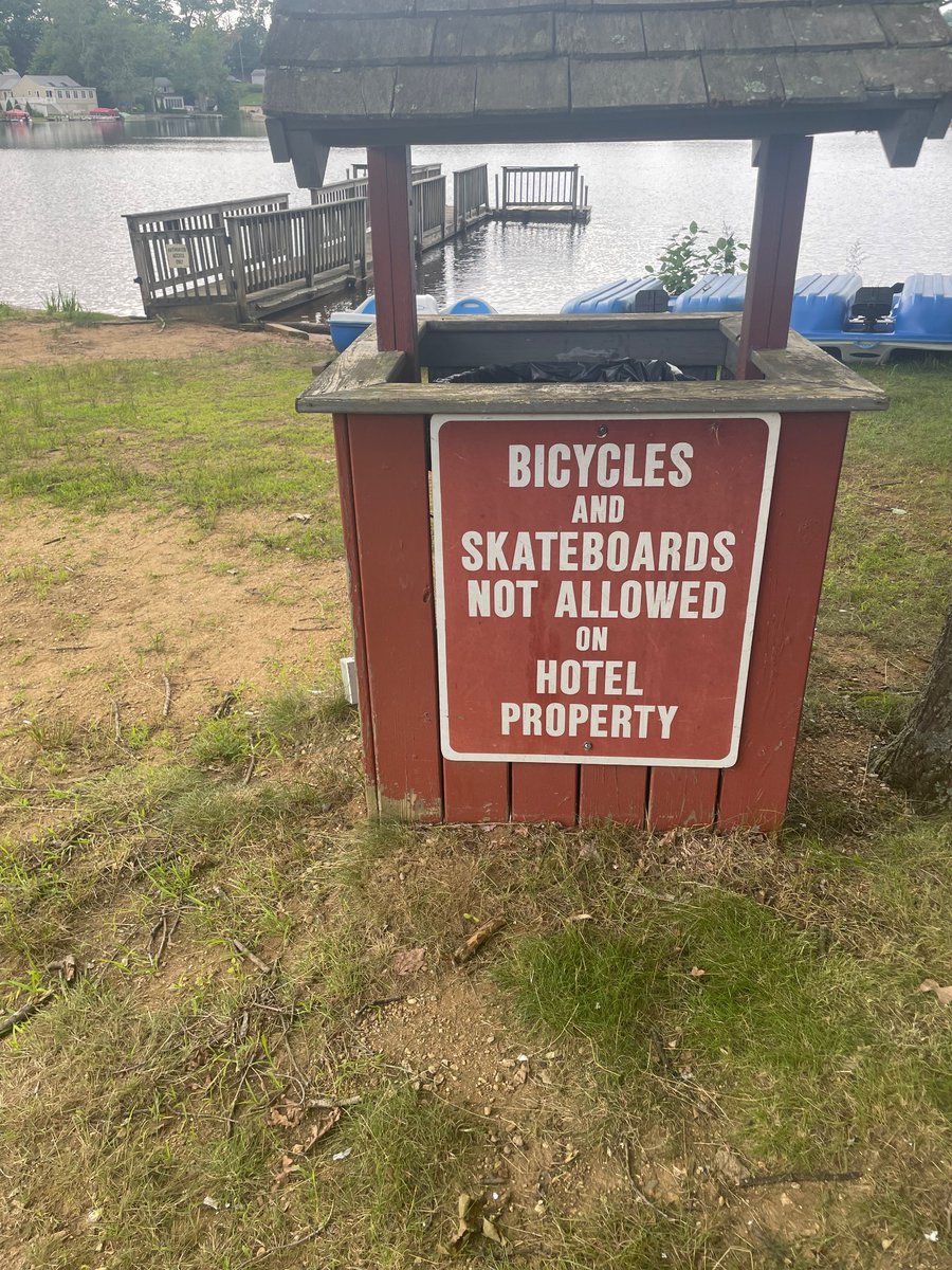 pmcjeff's tweet photo. Guess this sign doesn’t apply this weekend!  #pmc2023 https://t.co/MK2B67iSrV
