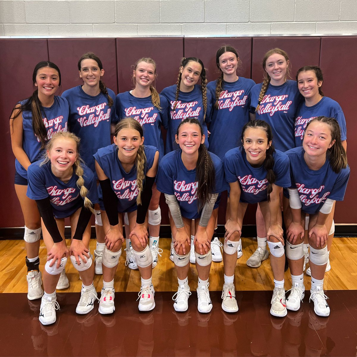 ChampionVBall's tweet photo. Scrimmage #1 ✅
#Believe #ChargerVB https://t.co/JUY8diNs3D