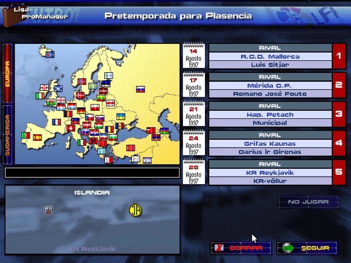 futbolretroes's tweet photo. Aprendiste más geografía con el PC Fútbol que en el colegio... ¡Y lo sabes! https://t.co/vT65Bwgvnz