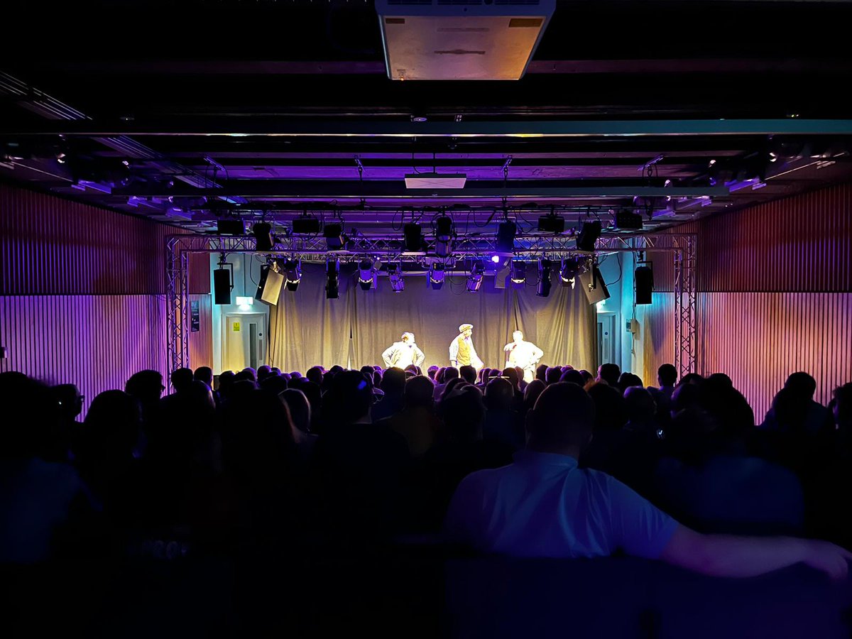 A SOLD OUT OPENING NIGHT?!?

We'll that's one way to kick off our #edfringe debut! Apologies to the folk who had to be turned away, but fear not there are 21 more chances to see our hit satirical comedy 'Ay Up, Hitler!' at the <a href="/edfringe/">Edinburgh Festival Fringe</a> 

#FillYerBoots 
thespaceuk.com/shows/2023/ay-…