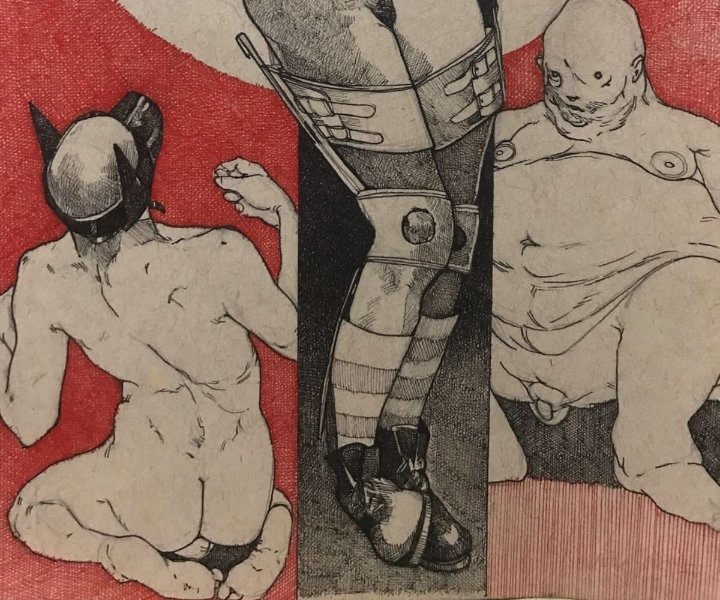 Al pie de la cruz.... 
Estudio en tinta.