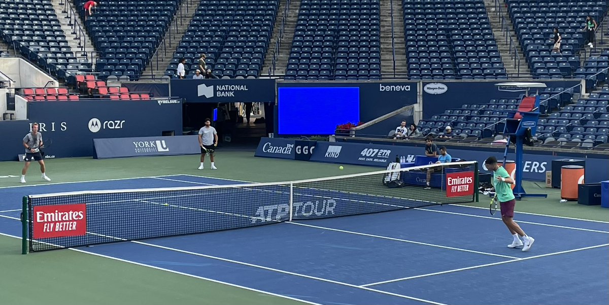 TeamJMags's tweet photo. World #1 @carlosalcaraz in Toronto!!
@NBOtoronto https://t.co/BkaJPFSkvL