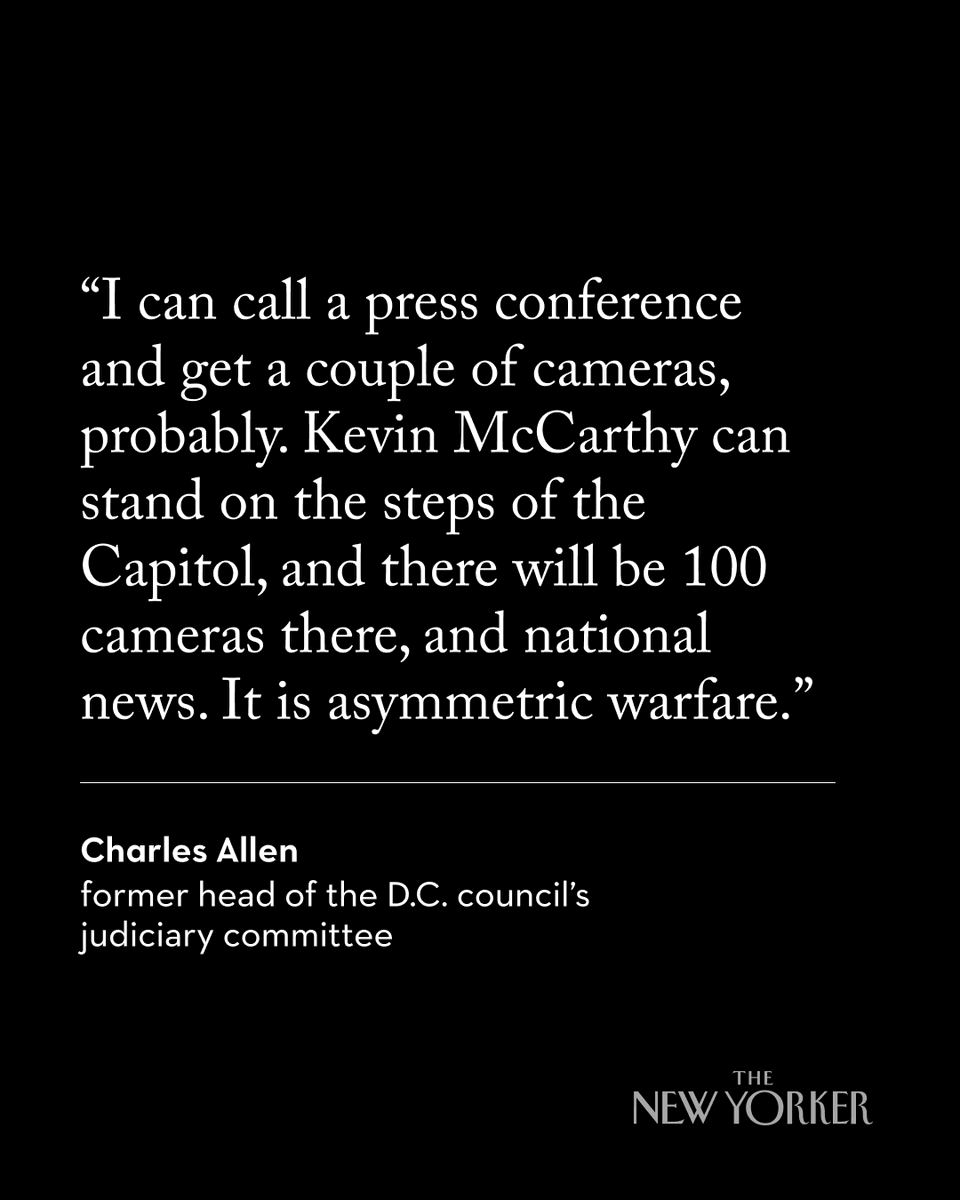 NewYorker's tweet photo. How a commission’s attempt to streamline and modernize Washington, D.C.,’s criminal code became the subject of national culture wars. https://t.co/P5rMYGgxT1 https://t.co/Xzsk4eEbjG