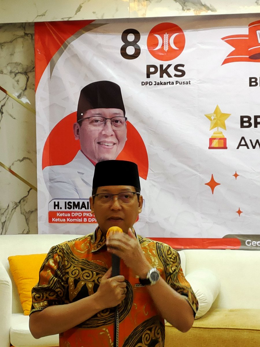 Sambutan Ketua DPD Jakarta Pusat dalam acara BPKK Award <a href="/PKSDKIJakarta/">🇮🇩PKS DKI Jakarta🇮🇩</a> #PKSJakpus #PKSpembelaRakyat