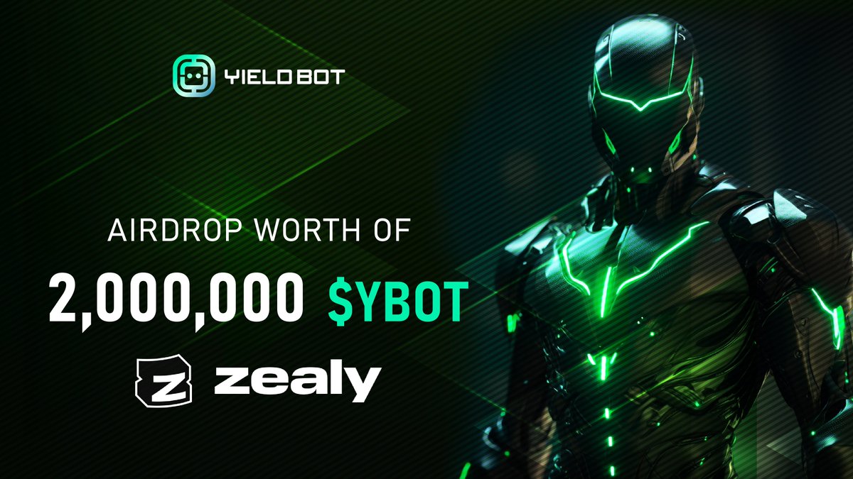 YieldBotERC's tweet image. #YieldBot is now live on Zealy! 🌈

✅ Every XP earned in Zealy will be converted into $YBOT tokens in the form of Airdrop. 

🏆 The Top 100 will receive additional benefits:
• Experience YieldBot Premium
• Special privileges in the VIP group
• Many hidden benefits will be…