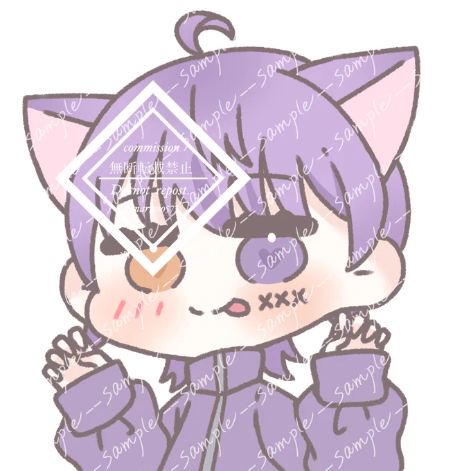 猫耳っ子量産依頼でした! ありがとうございました   #有償依頼 #commission
