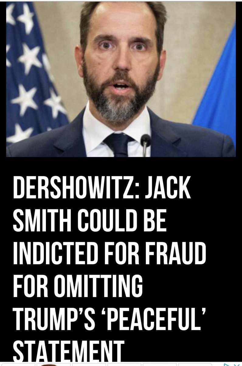 's tweet image. #indict jack smith (if that’s his name) he will probably plead insanity though.