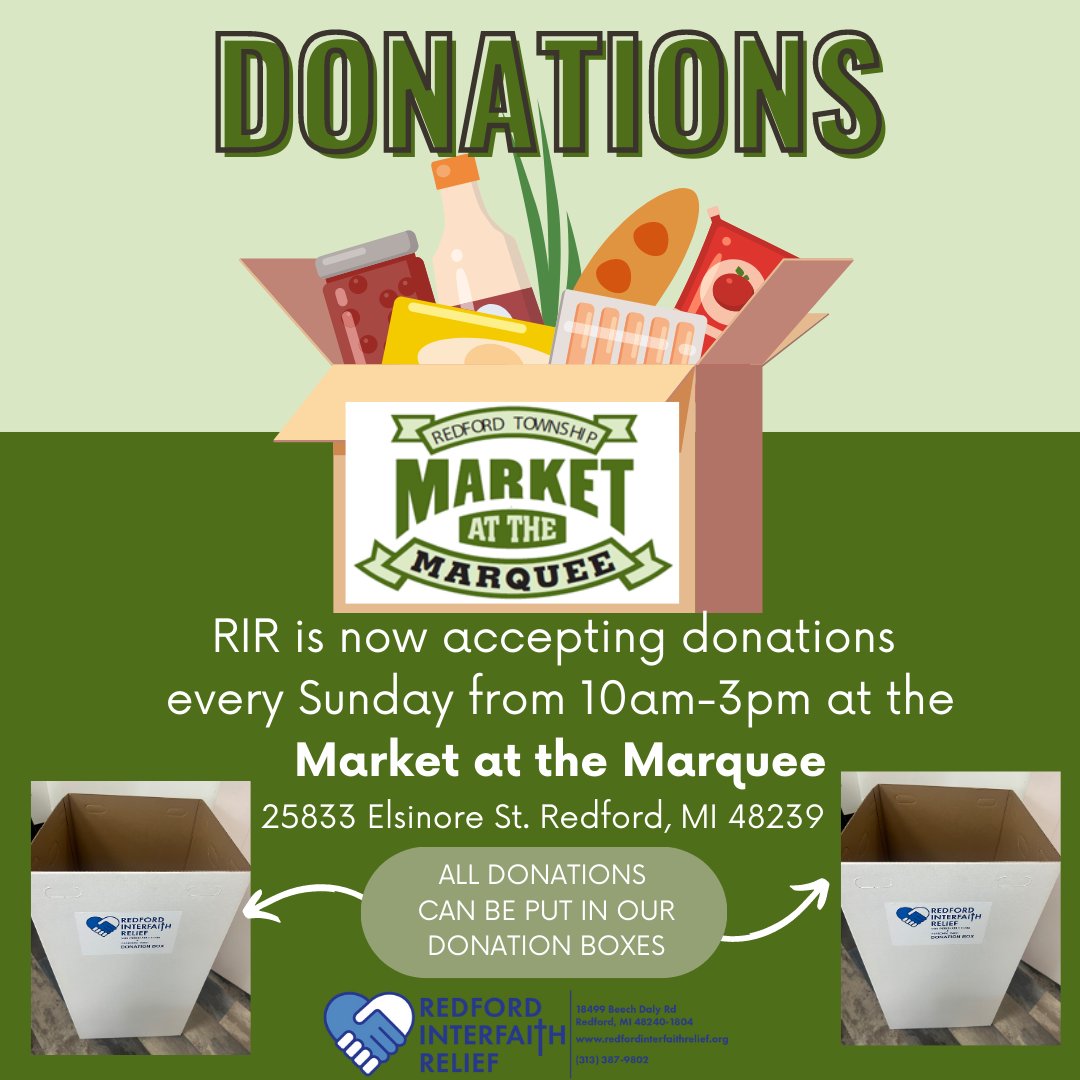 Redford Interfaith Relief tweet media