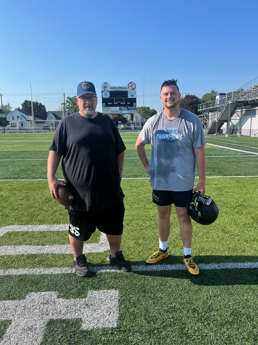 bfrye3's tweet photo. One final college pre-camp snapping session with @zachfrye99 these poor hands are beat after catching thousands upon thousands upon thousands of snaps. Wouldn't trade it for the world. Go be great son. https://t.co/TSB772vY4R