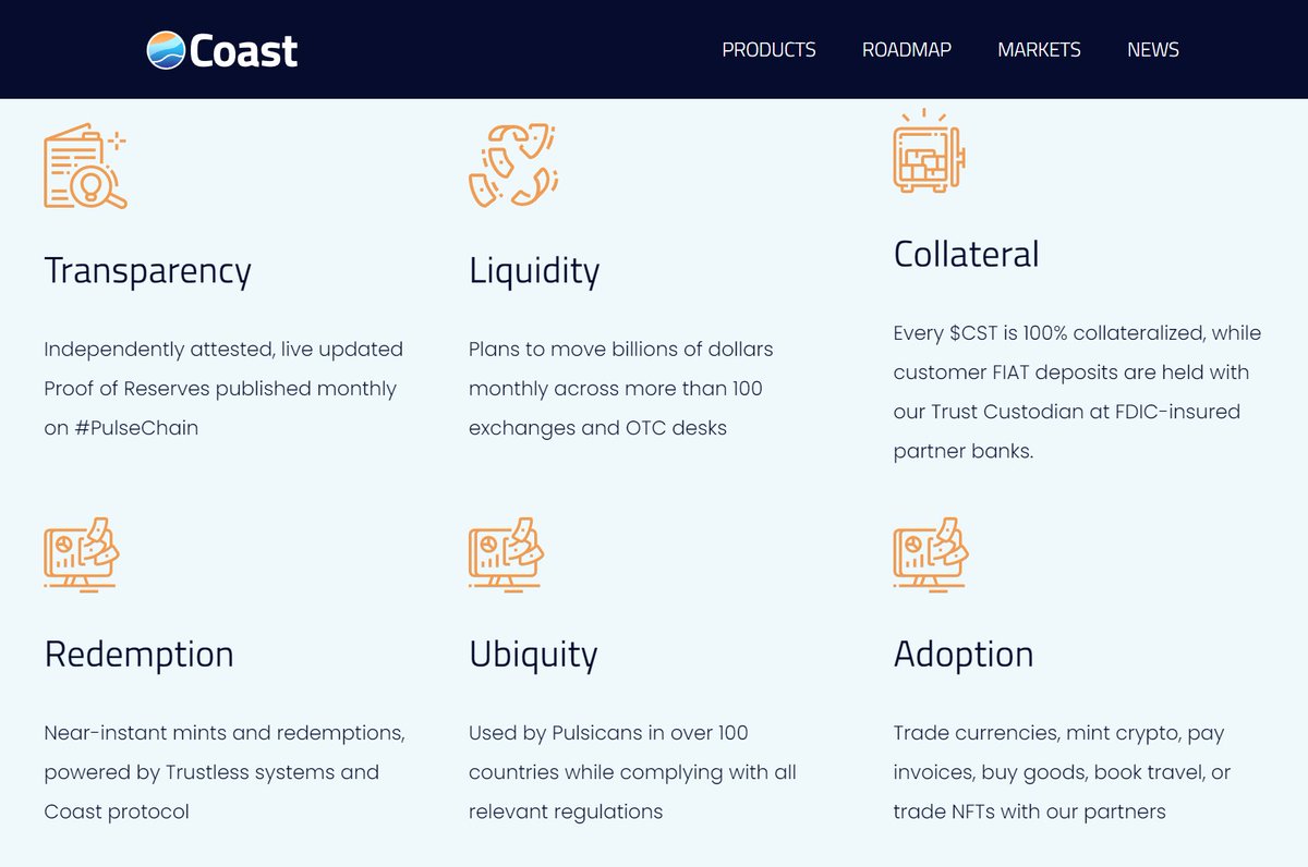 yourfriendSOMMI's tweet image. ❤💛💚💙

*BREAKING NEWS*

COAST, the Direct FIAT Onramp for #PulseChain is now LIVE.

Supporting USA, Australia, Canada, UK and 168+ countries.

🔸 Fully Backed, Redeemable 1USD
🔹 Debit Card coming soon 🤯🤯🤯

Website:
0xcoast.com

Non-Custodial Fiat Onramp