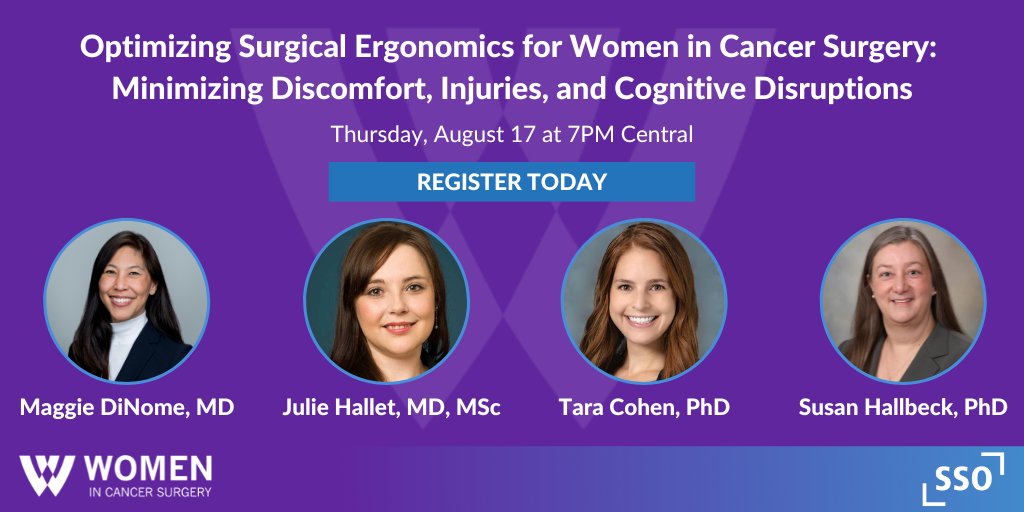 Society of Surgical Oncology (@socsurgonc) on Twitter photo Calling all #WomeninCancerSurgery! 💪 Don't miss our upcoming webinar on ergonomics tailored just for you! Learn practical tips to optimize comfort & performance in the operating room. Register now & elevate your surgical practice! #Ergonomics <a href="/SocSurgErgo/">Society of Surgical Ergonomics</a> ow.ly/gunu50Pssr1 Calling all #WomeninCancerSurgery! 💪 Don't miss our upcoming webinar on ergonomics tailored just for you! Learn practical tips to optimize comfort & performance in the operating room. Register now & elevate your surgical practice! #Ergonomics <a href="/SocSurgErgo/">Society of Surgical Ergonomics</a> ow.ly/gunu50Pssr1
