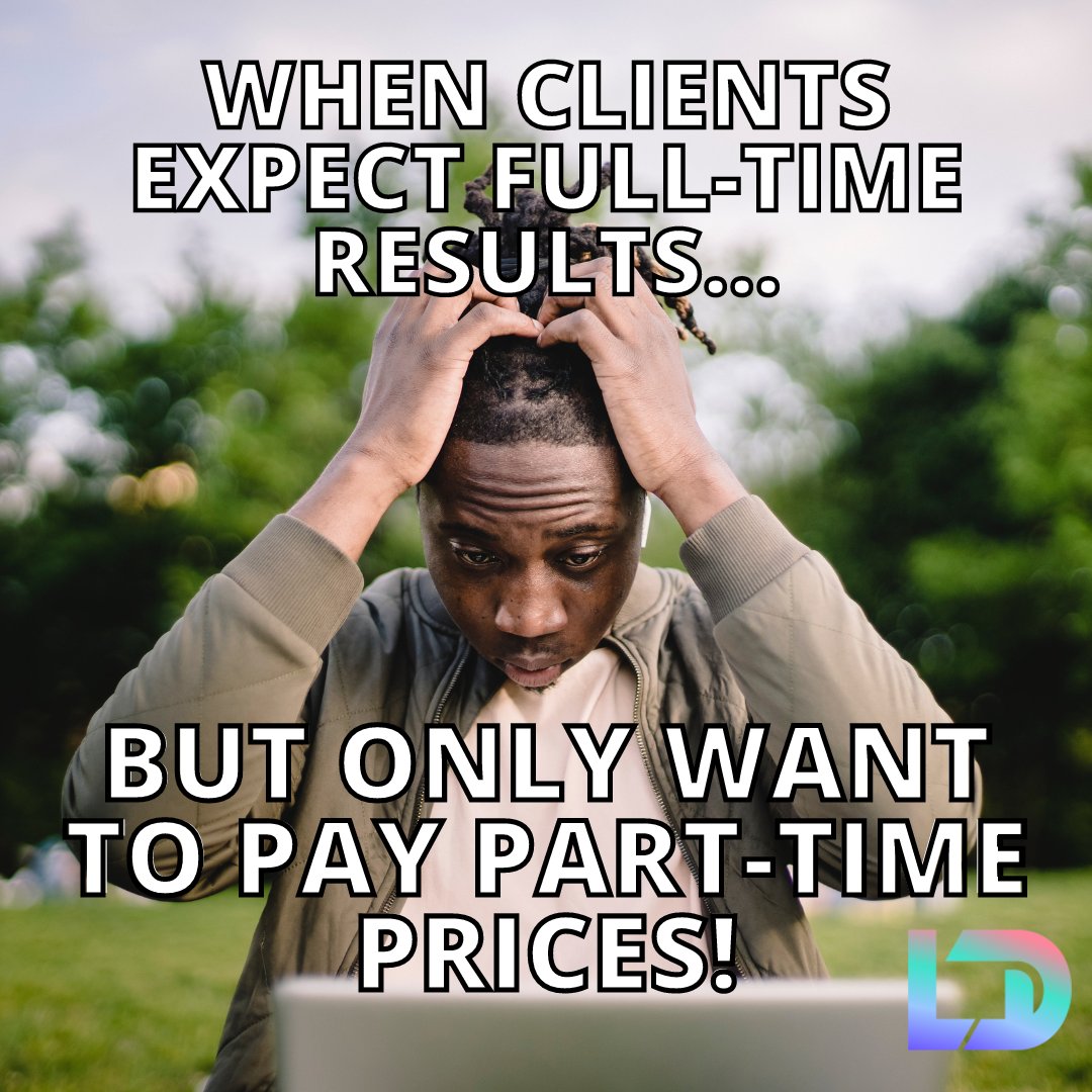 _LDMS's tweet image. Freelancer life be like: When clients want full-time magic on a part-time budget! ✨💼 🤣

#FreelanceStruggles #ClientExpectations