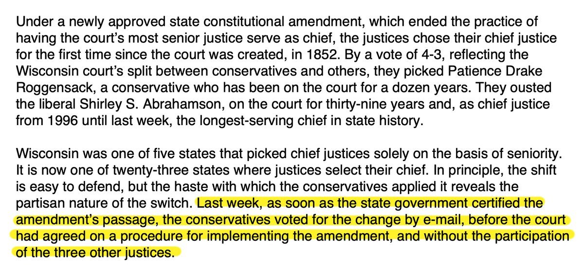 But first—lest we too easily forget—HOW the conservative majority ousted Chief Justice Shirley Abrahamson: