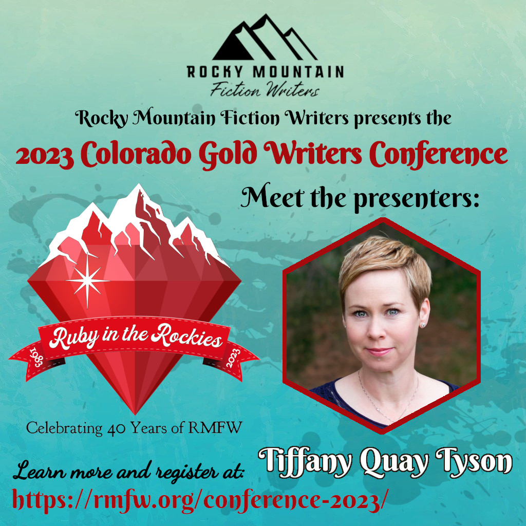 RMFWriters's tweet photo. Tiffany Quay Tyson is an award-winning novelist, humor writer, and teacher. She is a faculty member at Lighthouse Writers Workshop and received the Beacon Award for Teaching Excellence in 2021.
#IamRMFW #COGold #writersconference #writingcommunity https://t.co/8ltSrOsEhW