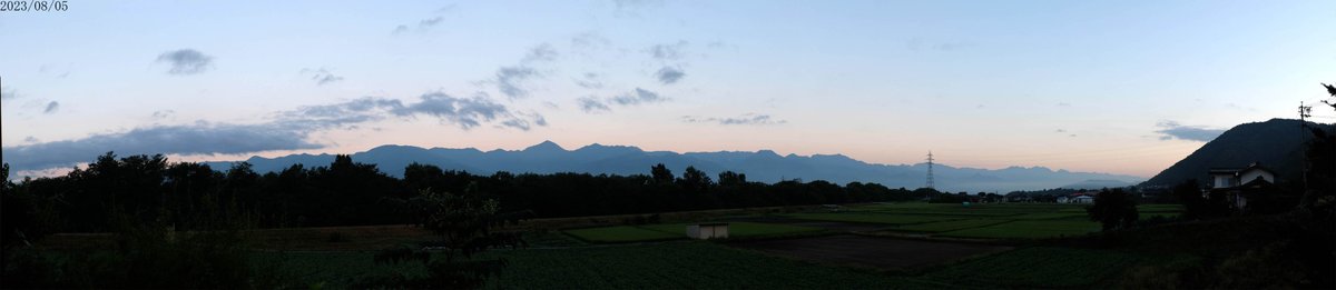 pasoconsoudan's tweet photo. 今朝の安曇野 08/05
#イマソラ #いまそら #安曇野 #azumino https://t.co/6G2LLH0Cty
