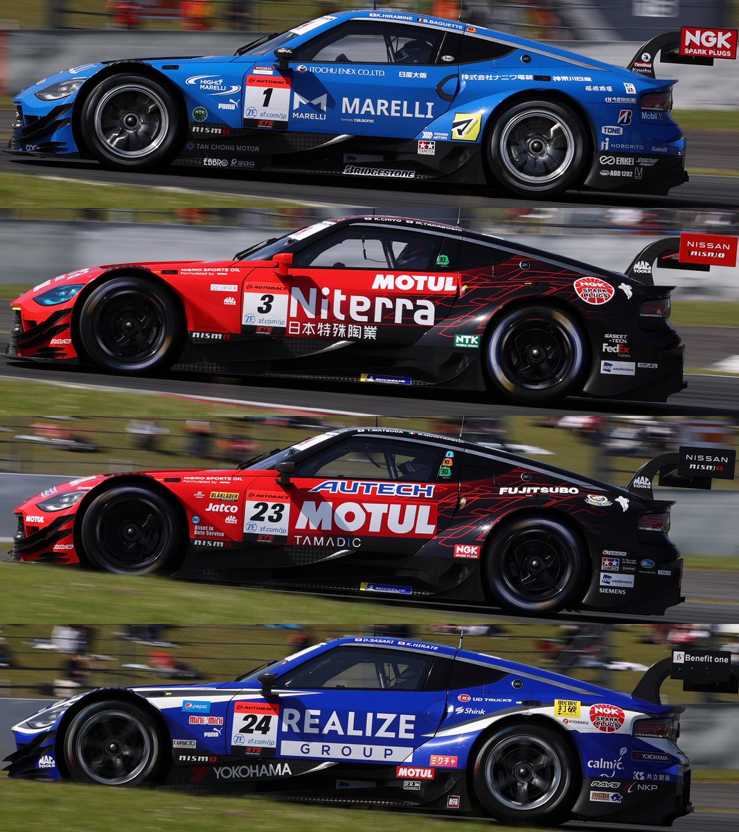 NISMO_JP's tweet photo. 【SUPER GT】

#SUPERGT に日産車で参戦するチームを
この後の投稿で1チームづつ、ご紹介します✋

✅GT500➡GT300
✅ゼッケン順

各チーム、ドライバーへの応援
よろしくお願いします🔥

#GoGoNISSAN2023
#NISSAN #NISMO https://t.co/Pn0cSMpoqR