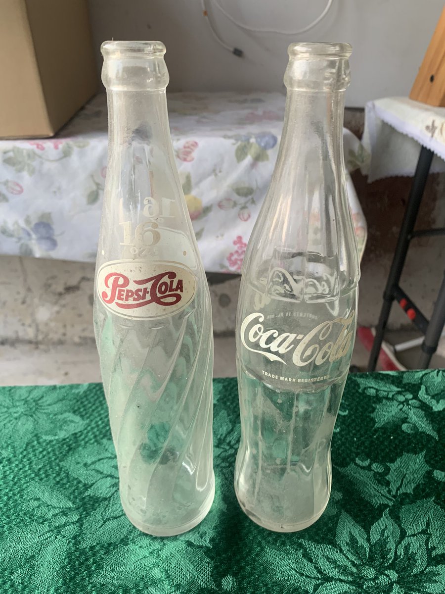 Twitter question:

Does anyone know what these original bottles would be worth? From late 60’s early 70’s maybe? Not sure.