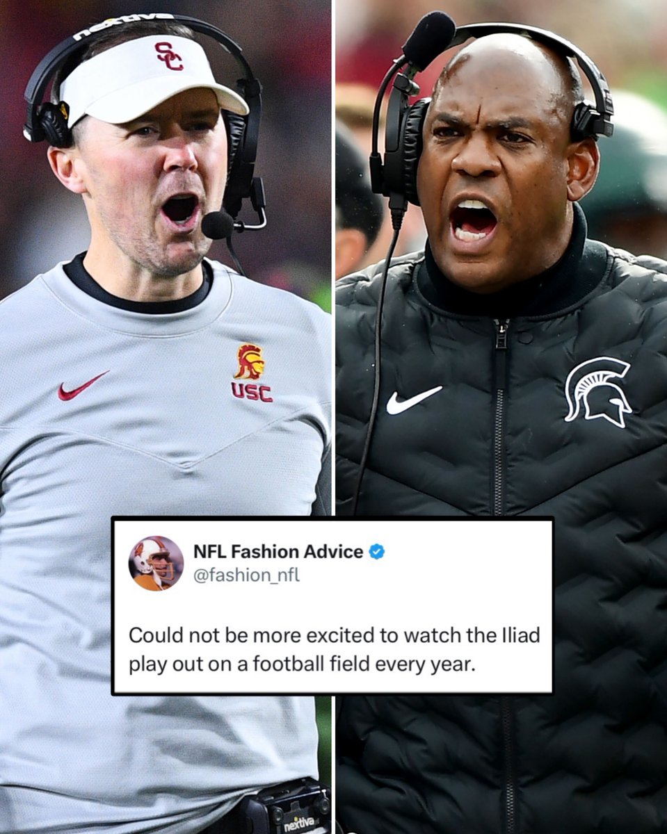 BR_CFB's tweet photo. Trojans vs. Spartans coming 🔜🍿

(h/t @fashion_nfl) https://t.co/amzHD6gerF