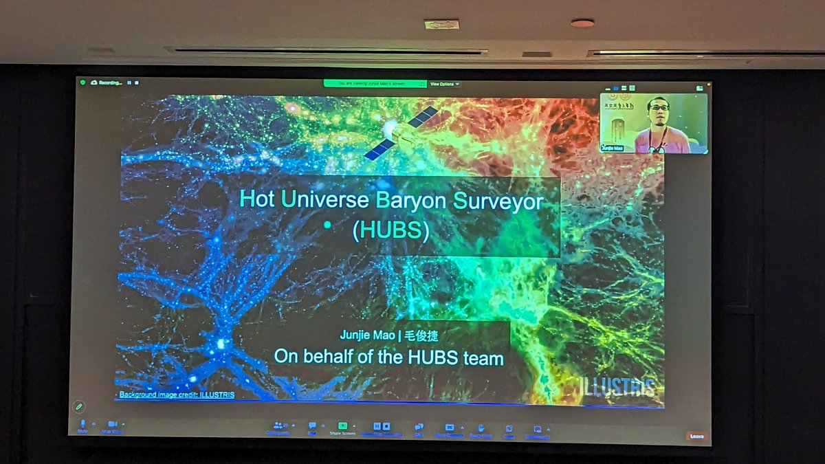 JJMayo07's tweet photo. Remotely attending the @chandraxray high-resolution X-ray spectroscopy workshop to introduce the HUBS (individual satellite to study cosmic hot baryons) and DIXE (China space station mission to study Milky Way hot baryons) projects. https://t.co/OoYsRUkN1t