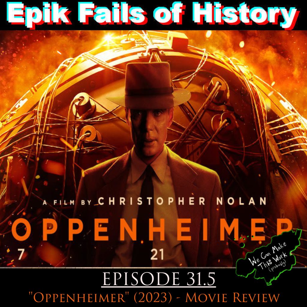 Listen to our movie review of Christopher Nolan's 'Oppenheimer' starring Cillian Murphy (aka 'Existential Dread: The Movie') - now on Spotify! 

#Oppenheimer #moviereview #HistoryPodcast #barbenheimer #NuclearFails #LK99  #historynerds #BecauseScience 

open.spotify.com/episode/0jPrPl…