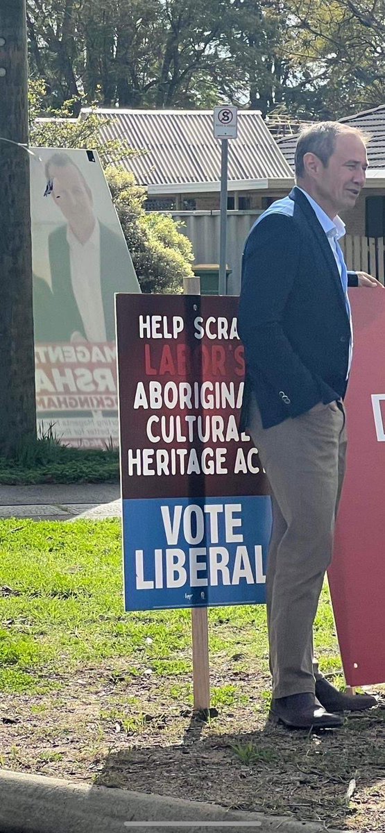 I’d like to acknowledge this Cook Labor government for finally seeing sense and giving the WA Liberal Party’s position on the Aboriginal Cultural Heritage Act his full backing. 

#auspol #wapol #wanews <a href="/LiberalsWA/">Liberals WA</a>