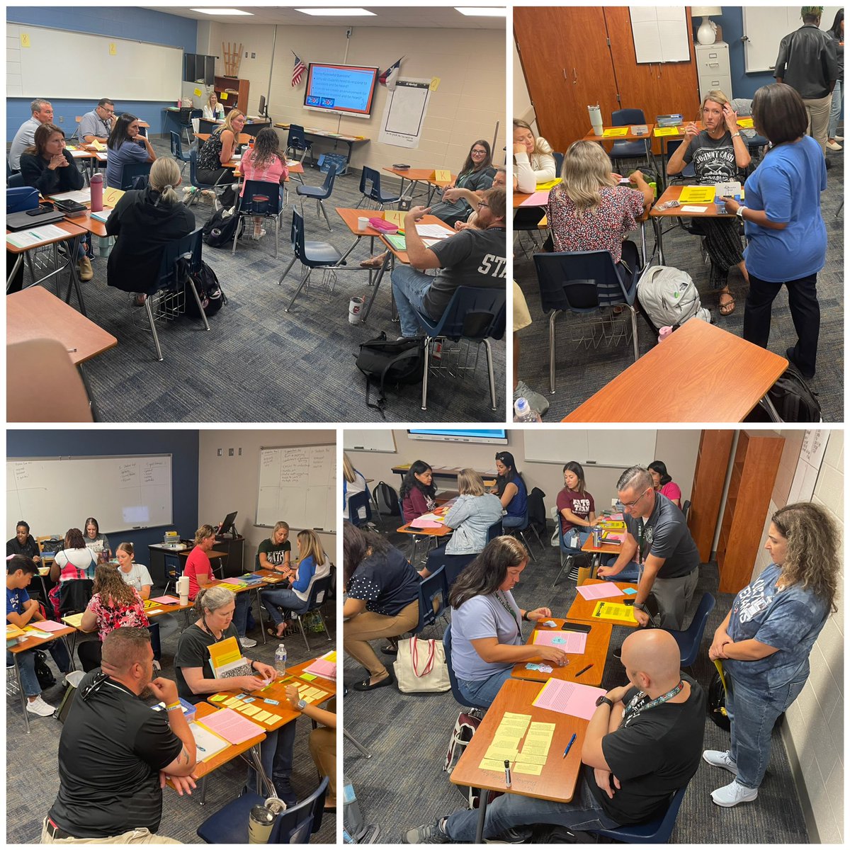 RachelARice07's tweet photo. Secondary Math had an awesome two days of District Training!! It was filled with math discourse, purposeful questioning, making connections, & FUN!! Excited to see the great things teachers will implement this year! #KISDSecMath #SecCI @MMStutts11 @JoleneCasteel19 https://t.co/7sUnmvzYc3