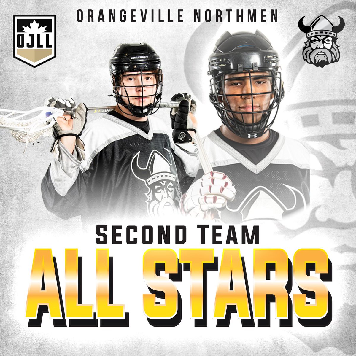 JrANorthmen's tweet photo. Congrats to Cameron Pack and Koleton Marquis on being named to @TheOJLL 2nd All-Star Team for this season.  Very well deserved to both studs bright futures for them! @OhioStateMLAX @jhumenslacrosse https://t.co/9xkn9WIF5H