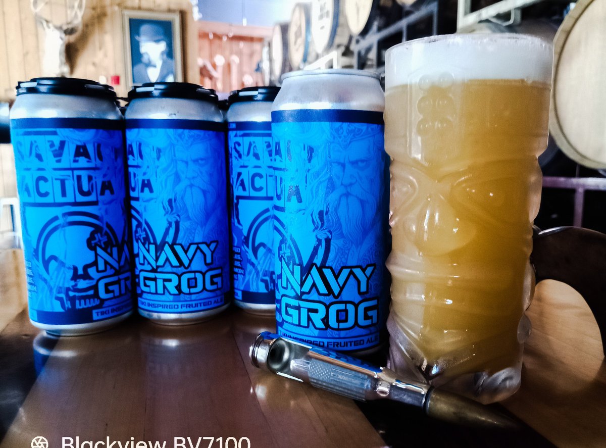 We are stoked to announce our latest colab brew w/ <a href="/SavageActual3/">Savage Actual</a> ! Navy Grog inspired, brewed w/ apple pineapple, lemon, lime &amp; honey. Presale now, for out of staters, at craftshack.com/products/savag…
Thanks <a href="/Craftshackbeer/">CraftShack</a> for getting this out nationwide!
#beers #tiki #delicious