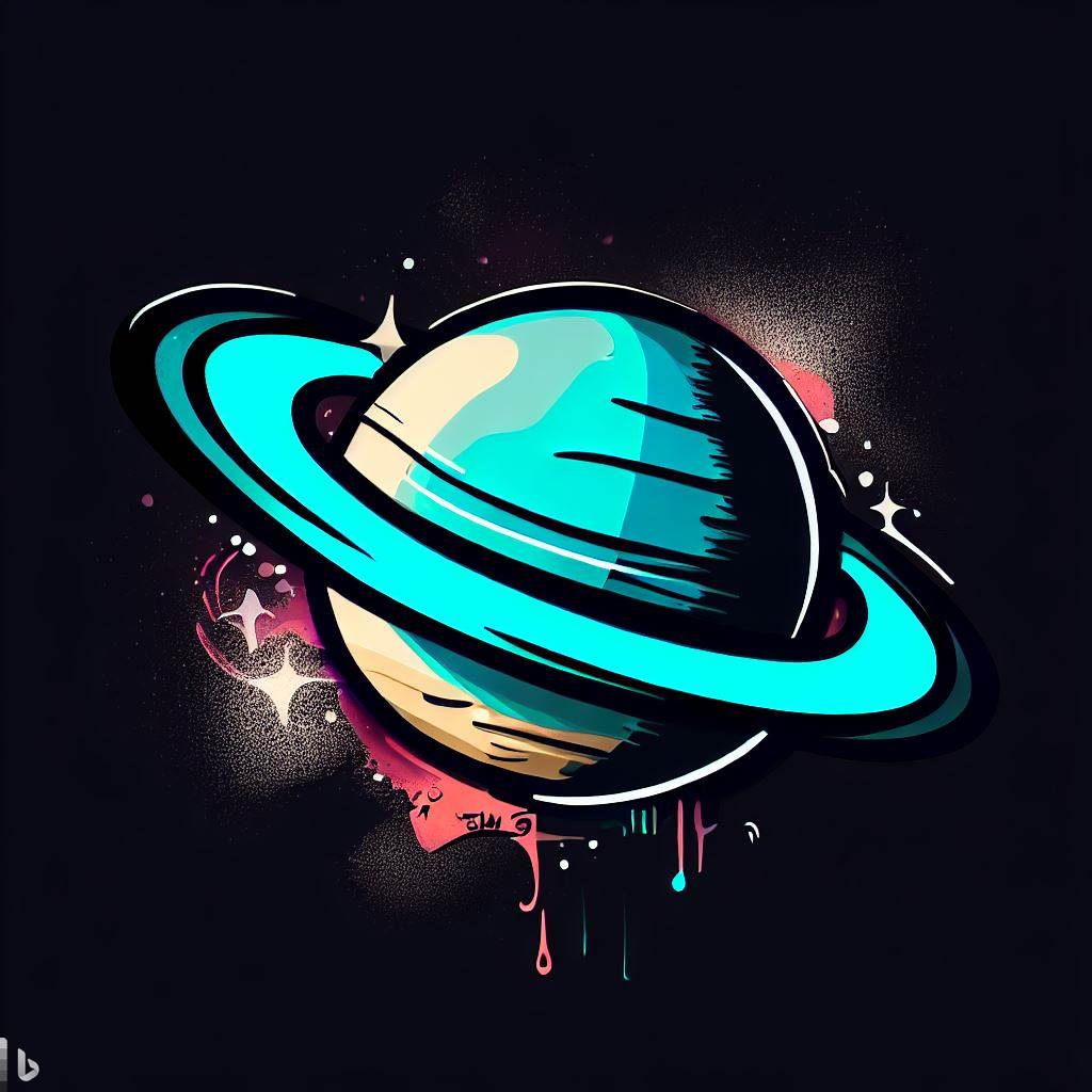 vikingsjason's tweet photo. Solar System #bing #ai #solarsystem #graphiti https://t.co/cSbU5774JN
