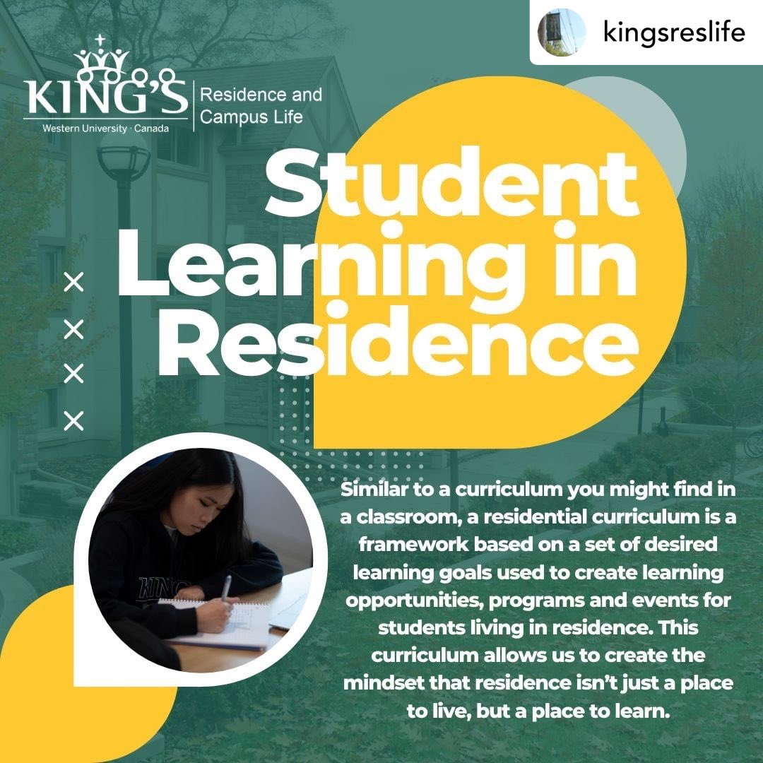 Our <a href="/KingsAtWestern/">King's at Western</a> <a href="/KingsResLife/">King's Residence</a> Team team have released our brand new Residence Curriculum to help our students find their place Be, Become &amp; Belong #learning #engagement
