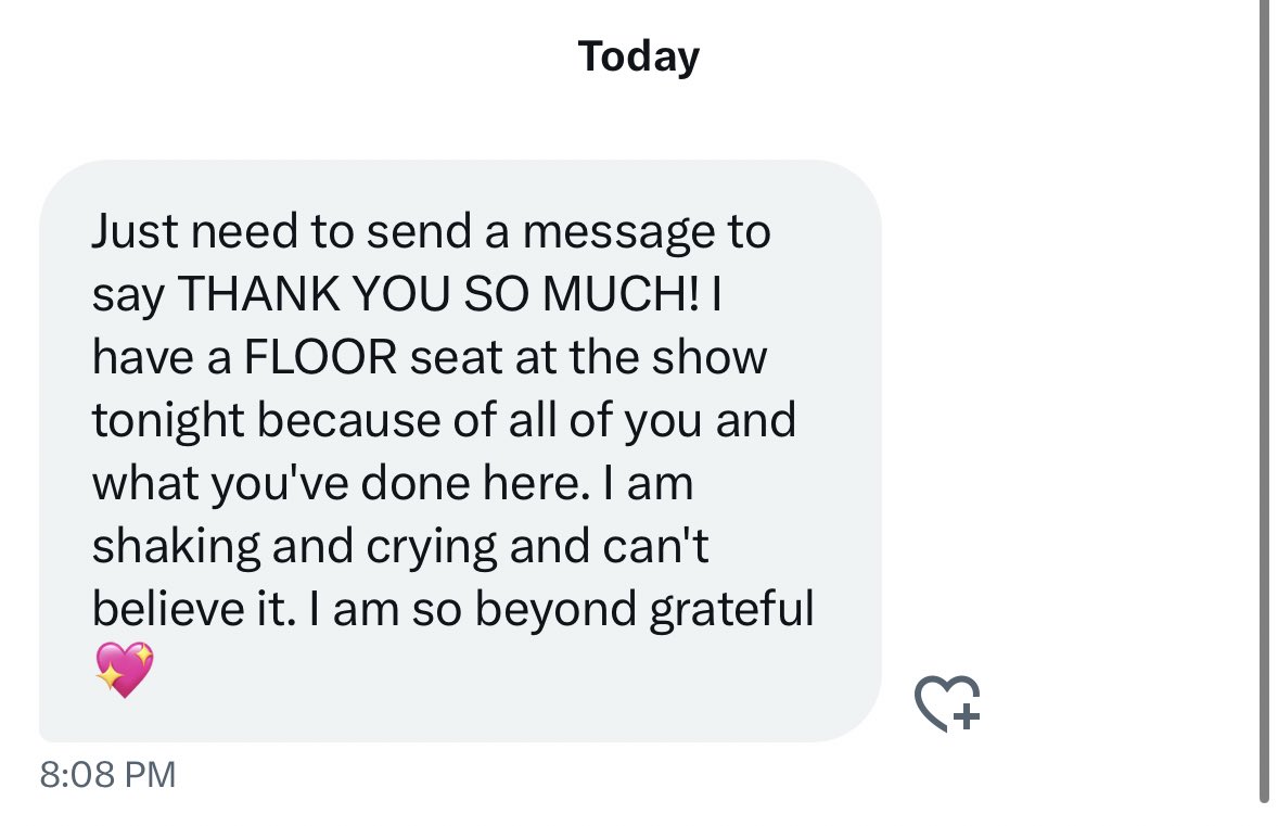 U guyssss 🥹 this is why we continue to do this!!!!