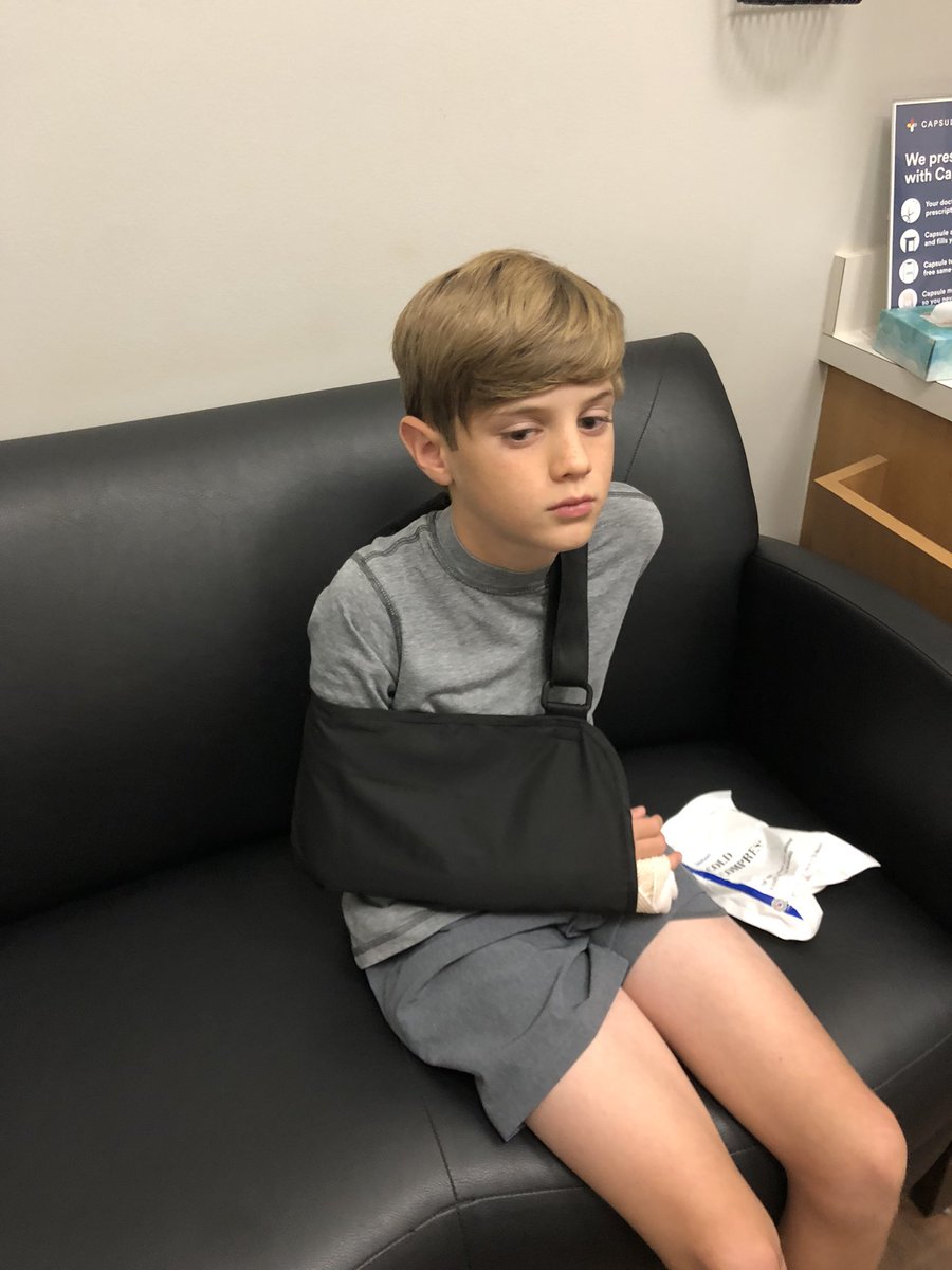 4 days into tackle football season, and he breaks his hand dunking in a game of pool basketball. He’s crushed. Looks like we aiming for hitting the family out of pocket max this year.