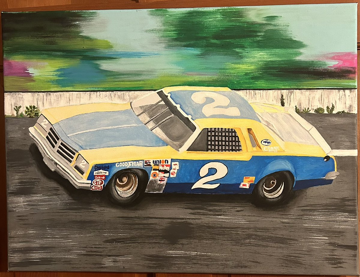 EricEssary37's tweet photo. @DaleJr  Been listening to Becoming Earnhardt.  My gf knows I’m a big fan and painted this for me.  Whatcha think? https://t.co/qZeuk91C1O