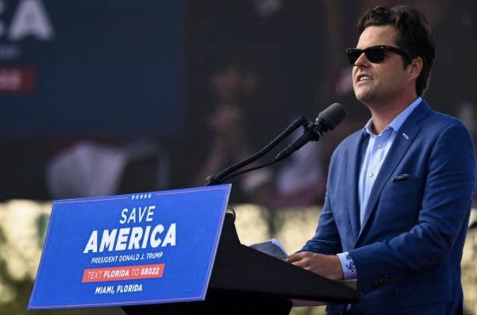 Matt Gaetz tweet media