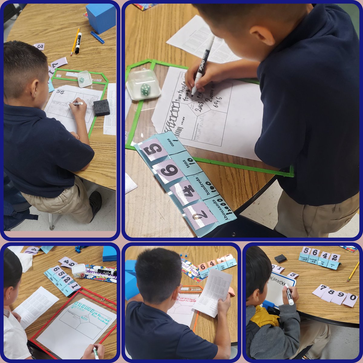 Having fun building, sketching, composing and decomposing numbers!!! #BetterTogether