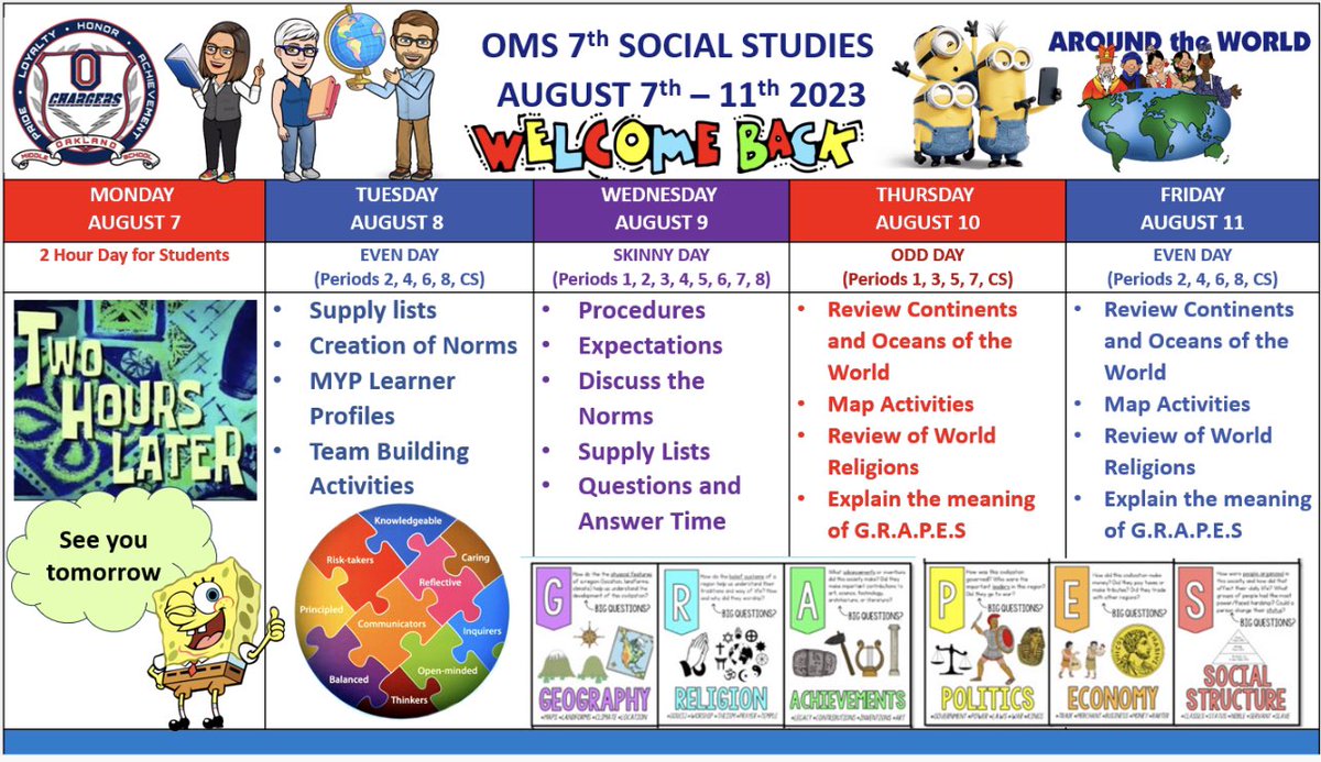 So excited for the new school year! #OMS7thSS