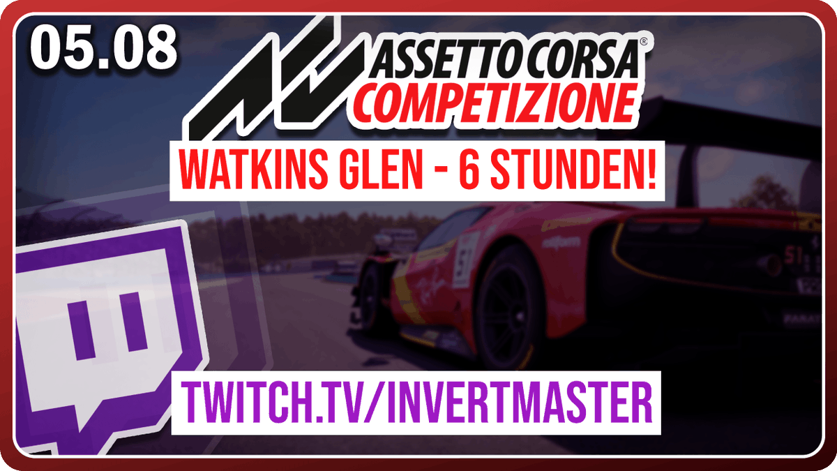 invertmaster's tweet photo. Ihr wollt noch zu zweit oder zu dritt noch spontan beim Endu Rennen mitmachen? Dann meldet euch bis ca 10 Uhr noch an! Alle Infos dazu bei mir im discord! ( GT 3 Rolle holen und Abfahrt im Infokanal ACC ) Jeder darf gerne mitmachen! #acc #endu #twitch https://t.co/BYFgavb1eB