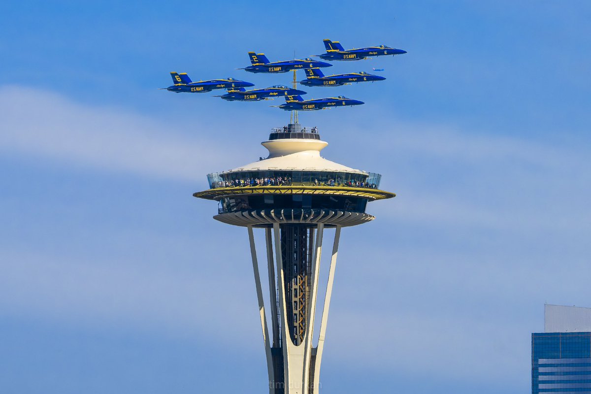 Blue Angels over Seattle today