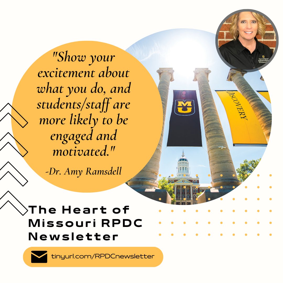 Check out this week's Heart of Missouri RPDC Newsletter! Six Tips for Maintaining That Back-to-School Energy, PLUS upcoming events, celebrations from around the region, and more! - buff.ly/45gb9Sl
