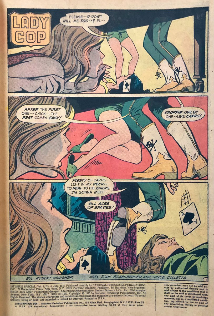 DallanB's tweet photo. Dang it‼️
I need the next issue of #LadyCop right now‼️
#FirstIssueSpecial #4 (1975) https://t.co/YxlNpCrbWD