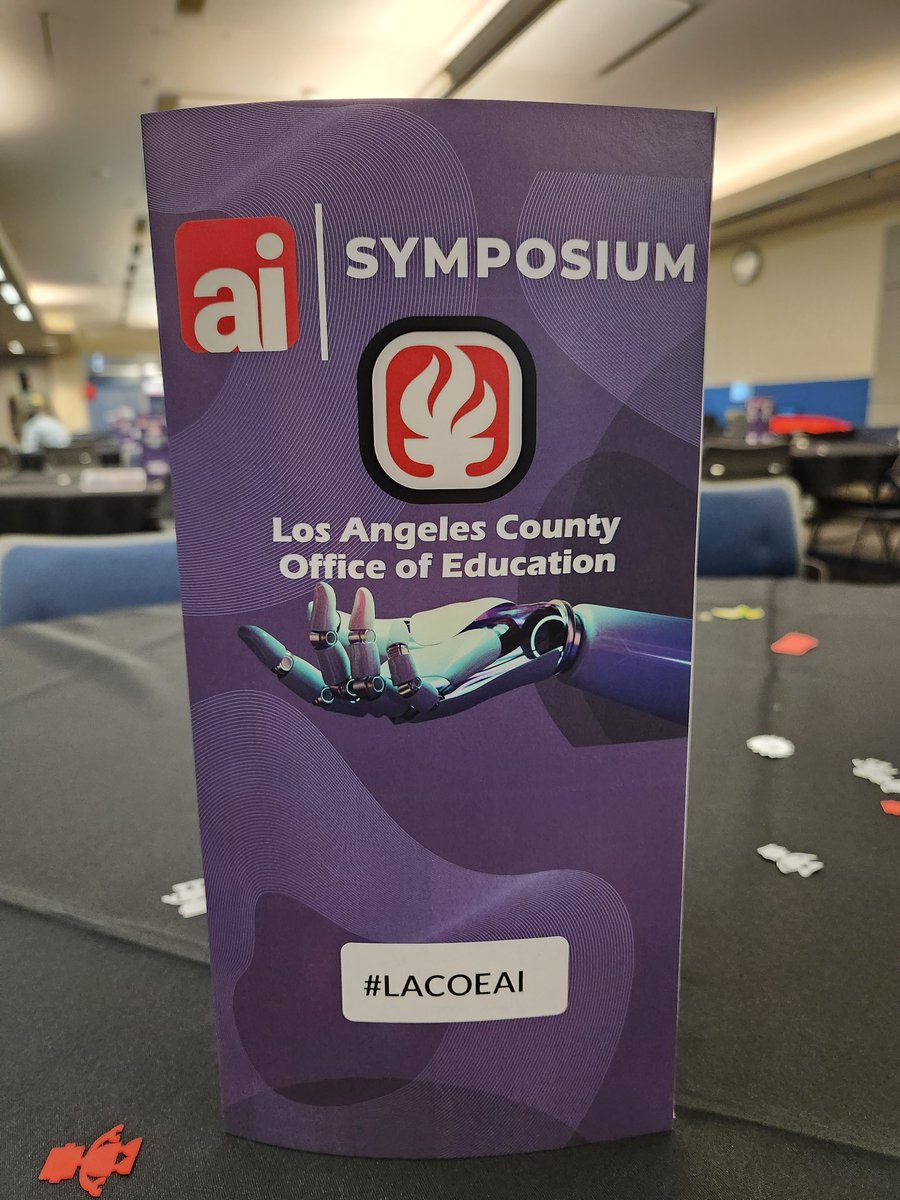 Thank you @LosAngelesCOE for organizing an incredible AI Symposium!  It was an enlightening experience, and I learned so much from the diverse range of speakers and discussions. Looking forward to future events! #AI #CUELA #LAUSDMagnets #LACOEAI