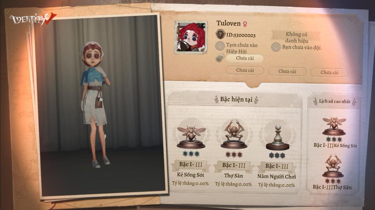 PhamjTus's tweet photo. Tôi đang chơi Identity V. Bạn nghĩ đó là game ư? https://t.co/YAtuml2Kps