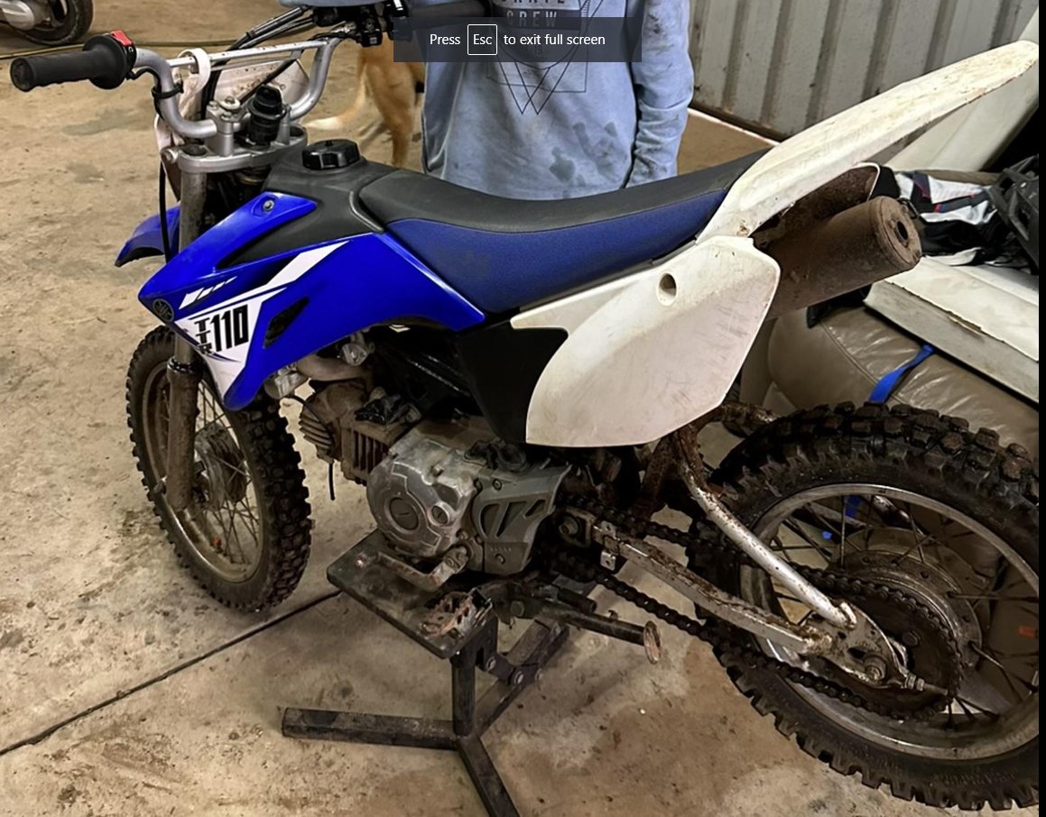 Collie Police are investigating a Stealing of Motor Vehicle incident that occurred on Krakouer Street   between 6:00pm 1 August 2023- 3:00pm 3 August 2023. 3 Stolen dirt bikes pictured below. Any info please call Collie Police and quote report number 030823173163115 #Facebook