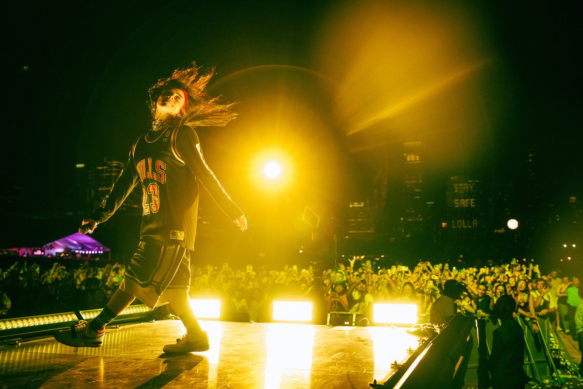 lollapalooza's tweet photo. you were made for this @billieeilish https://t.co/WsutRRjoKV