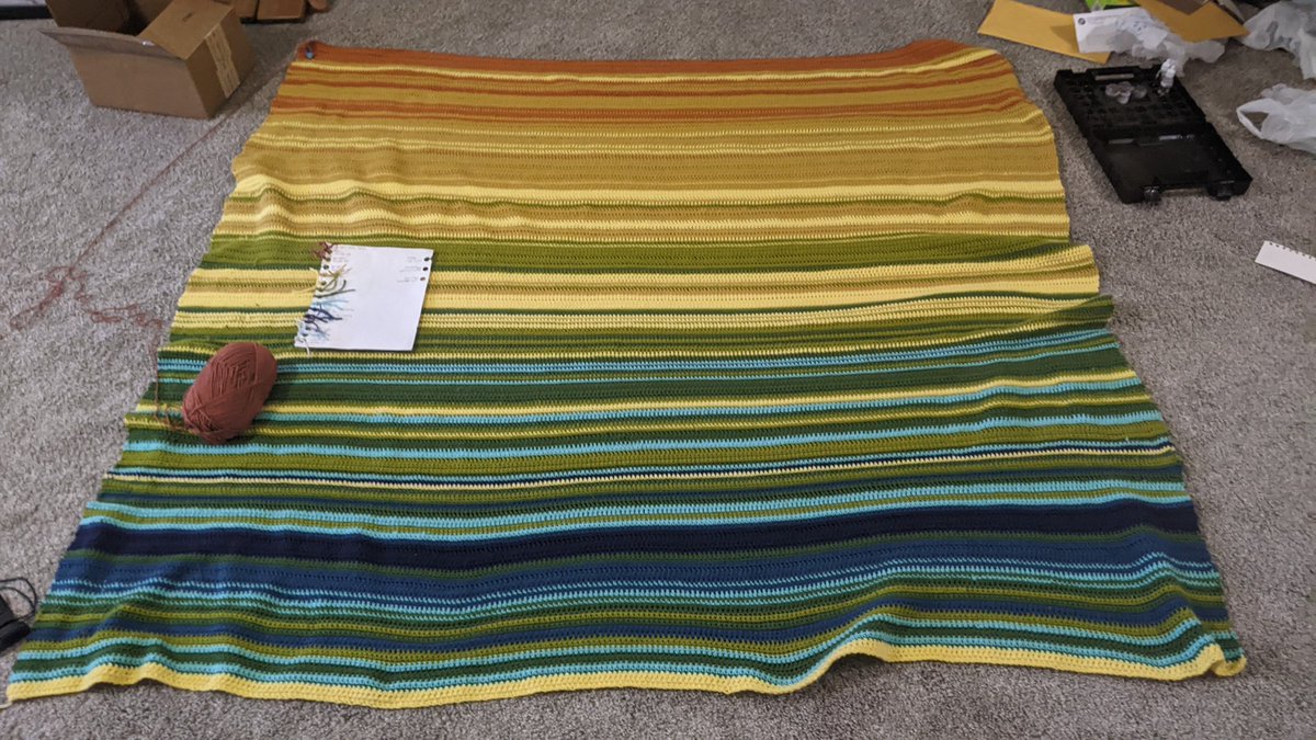 def467's tweet photo. Blanket update! Been a hot minute (literally lol) https://t.co/2Vsh5s5yxU