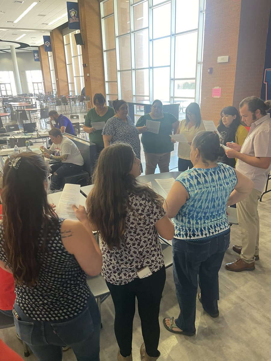 CoachLJAV's tweet photo. From collaborating in “Make and Take” sessions, to Literacy Framework Card Sorts, to “Instructional Core” learning loops and beyond! Our ELAR teachers celebrated our victories and mapped our steps to crush this year’s goals! #ELACafe #StrongerTogether https://t.co/w4QI0HjtFN