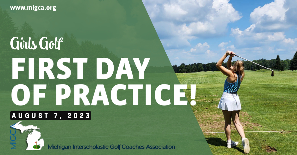 migcagolf's tweet photo. Monday is one of the most-anticipated days of the year for coaches and players! Enjoy! https://t.co/i5bxynFFS0