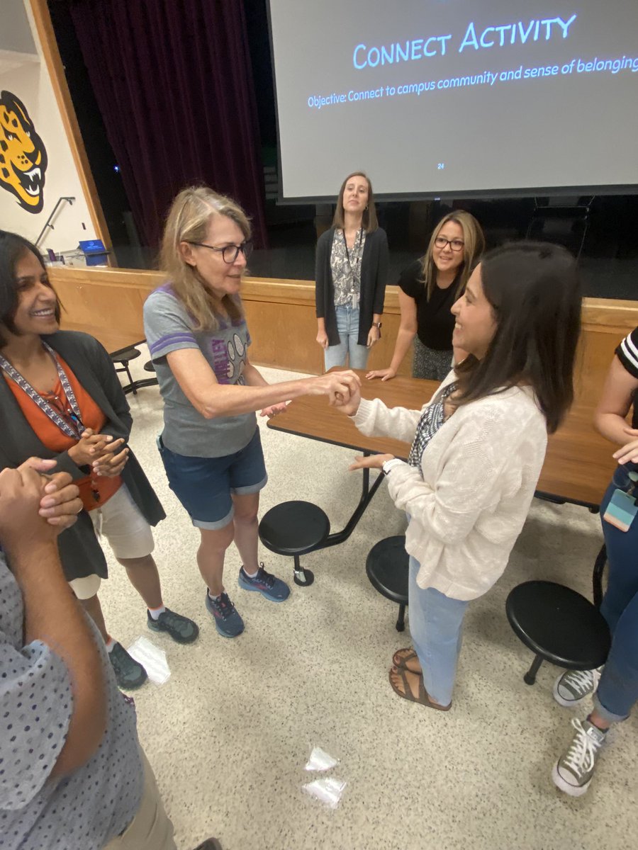 Larissa_Ortiz21's tweet photo. As more and more staff come back to campus, the better this year gets. Opportunities to make connections with each other is what it’s all about.
#ConnectingForSuccess🧩 https://t.co/D8ltW5ia5s