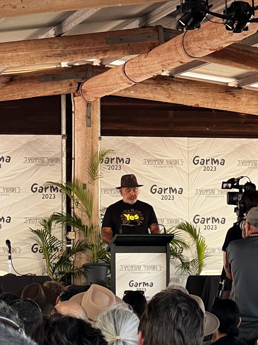 Noel Pearson sums it up well, it is time to flick the switch from No to Yes on the #Voice #Garma2023 <a href="/yes23au/">The National Gathering</a>