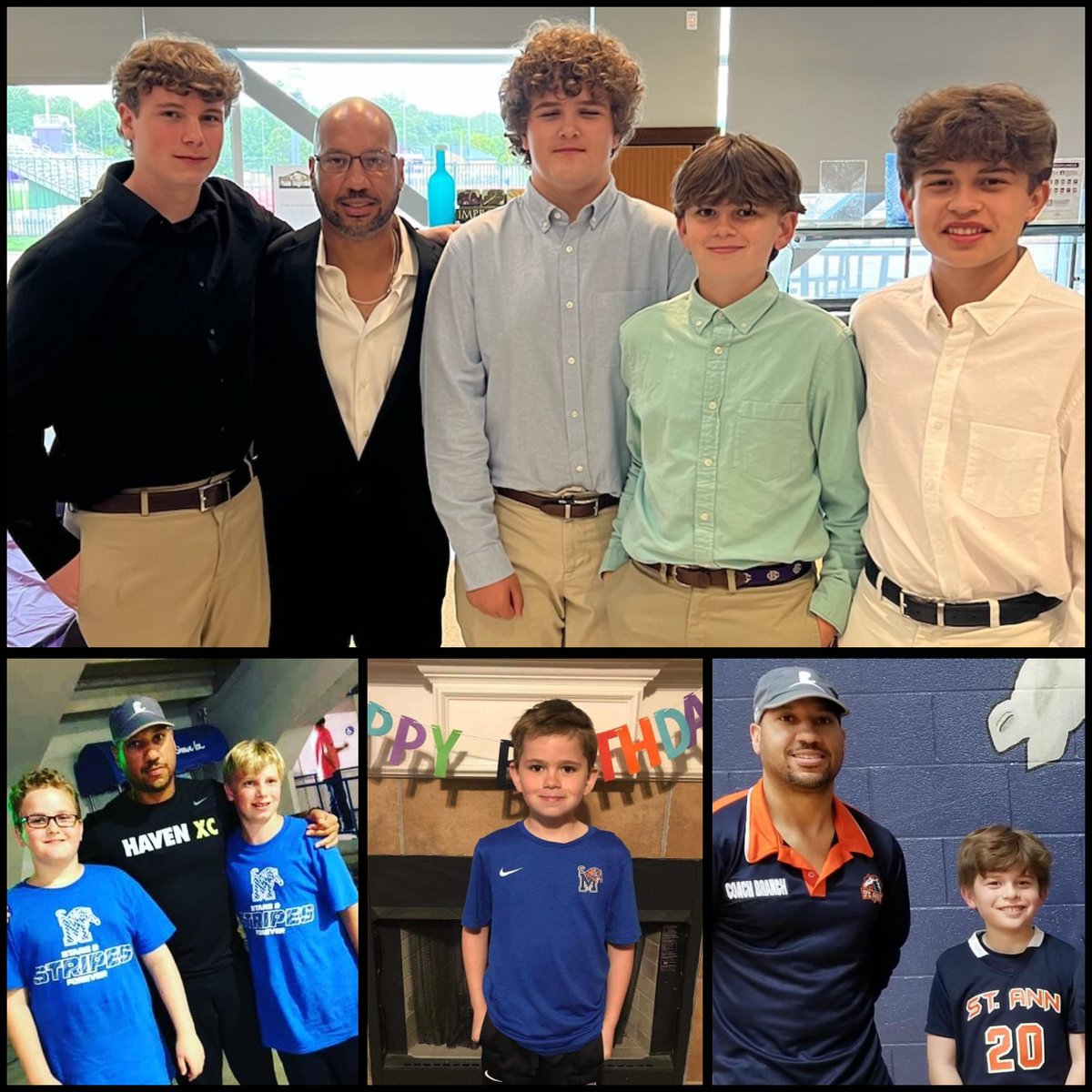 micahletes's tweet photo. Father/ Son + Coach dinner at CBHS 

I threw in some old images to reflect on the precious moments we've shared💛

May God's grace be with them as they begin the next chapter💜 https://t.co/flg0JsE0Fn